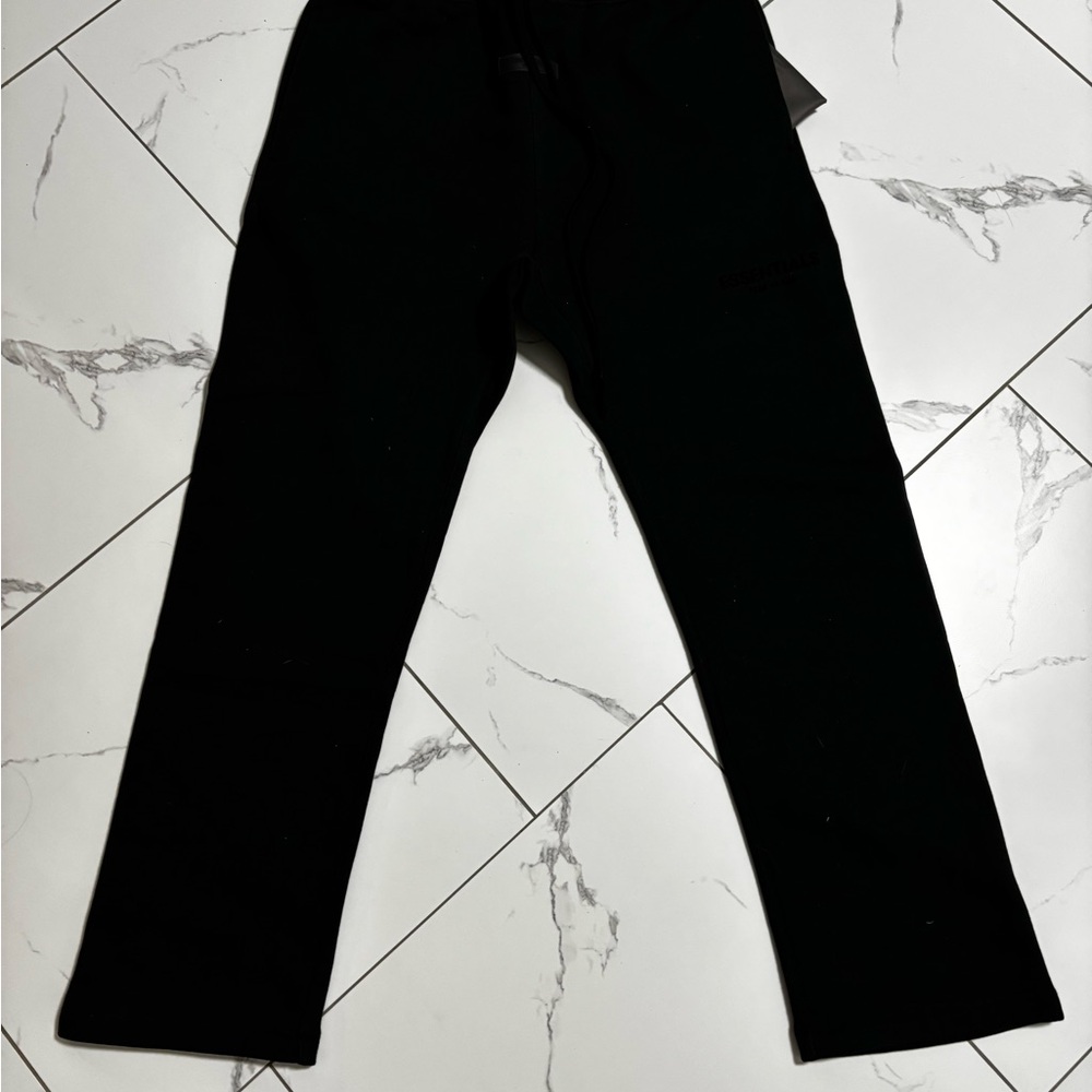 Essentials Men's Black Joggers - Picture 7 of 13